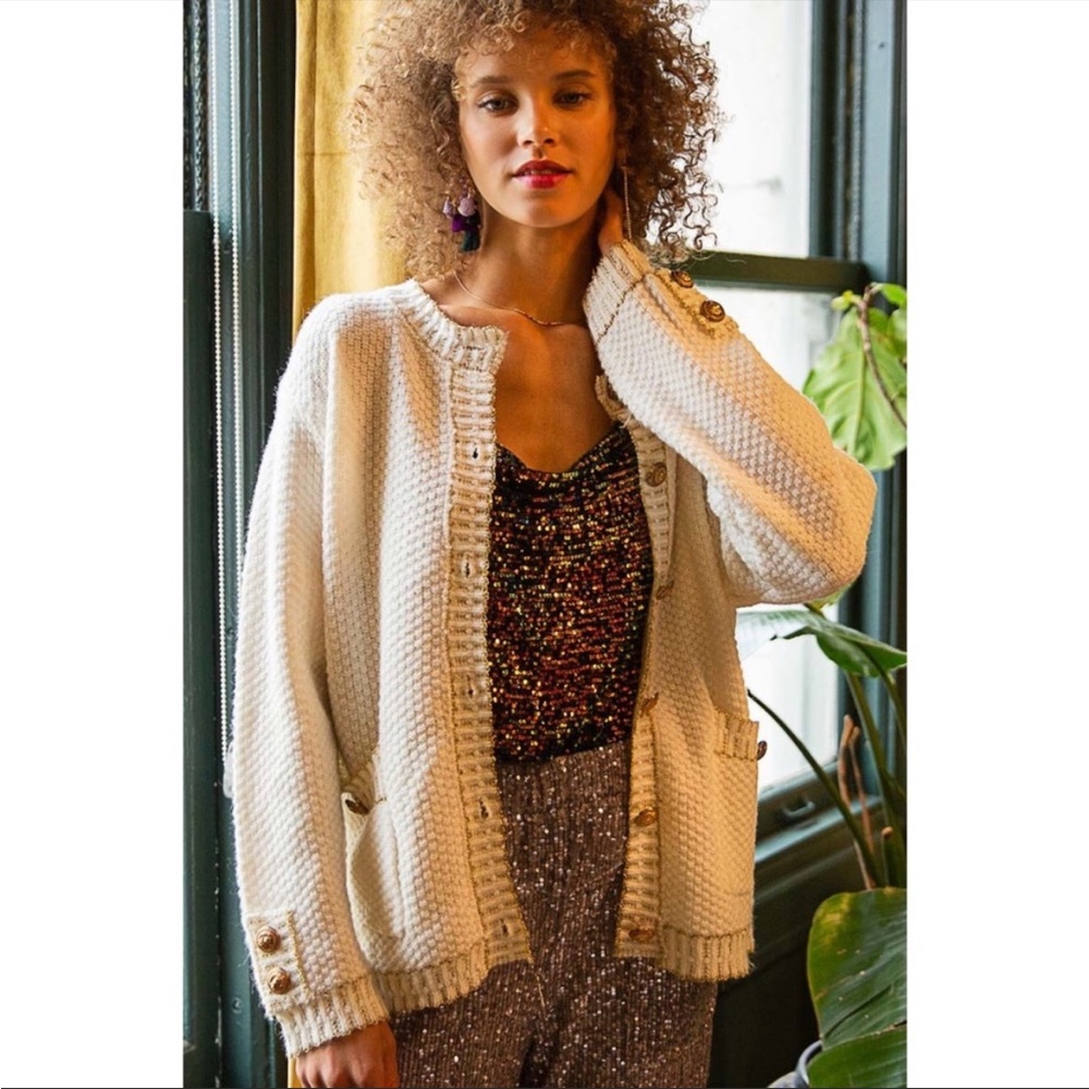 POL Wool Mohair Blend Vintage Cardigan Sweater - Picture 2 of 16